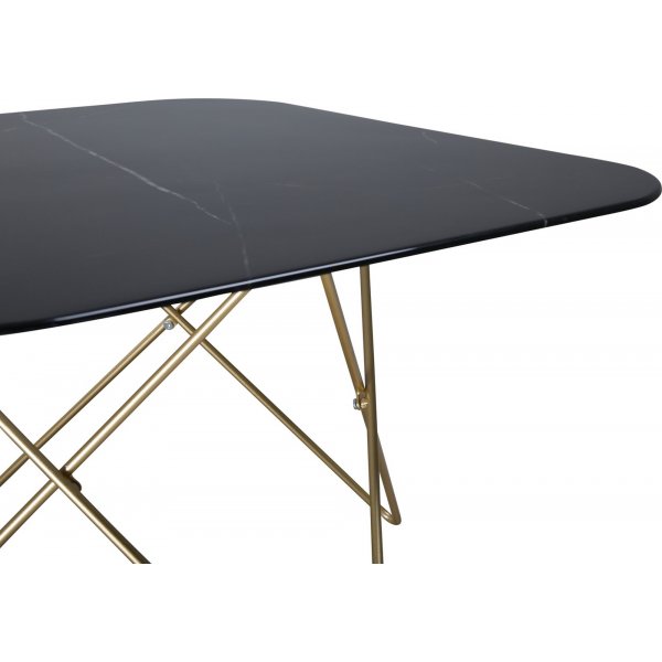 Michel salongbord - Svart marmor