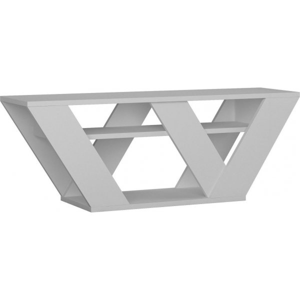 Pipralla mediebenk - Hvit