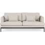 Pearl 3-seters sofa - Krem