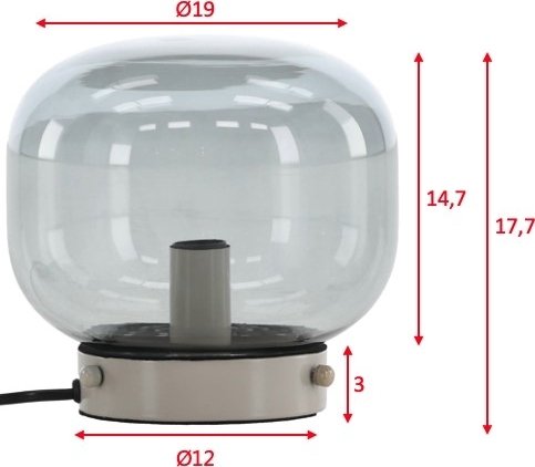 Bollonelie bordlampe - Beige Bollonelie bordlampe - Beige