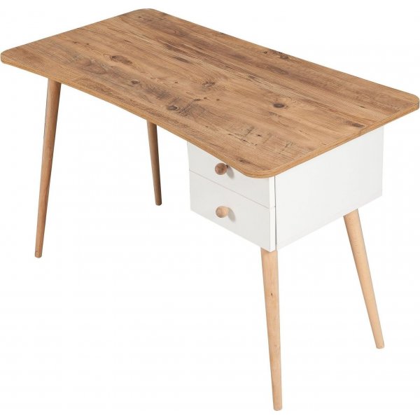 Balbina skrivebord - Furu/hvit Balbina skrivebord - Furu/hvit