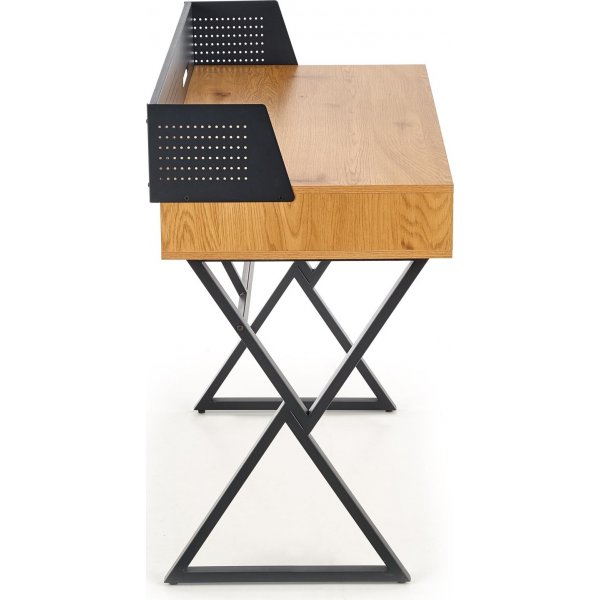 Skrivebord Stalas - Eik og svart Skrivebord Stalas - Eik og svart