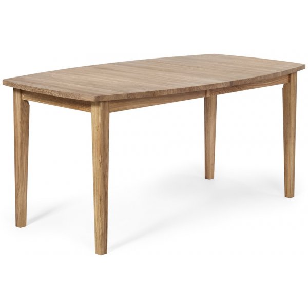 Torkelson Allegro spisebord (Bueform) 162-212 cm - Solid oljet eik natur