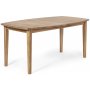 Torkelson Allegro spisebord (Bueform) 162-212 cm - Solid oljet eik natur