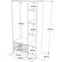 Ingo garderobe 1 - Hvit
