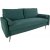 Imola 2,5-seters sofa - Grønn/svart