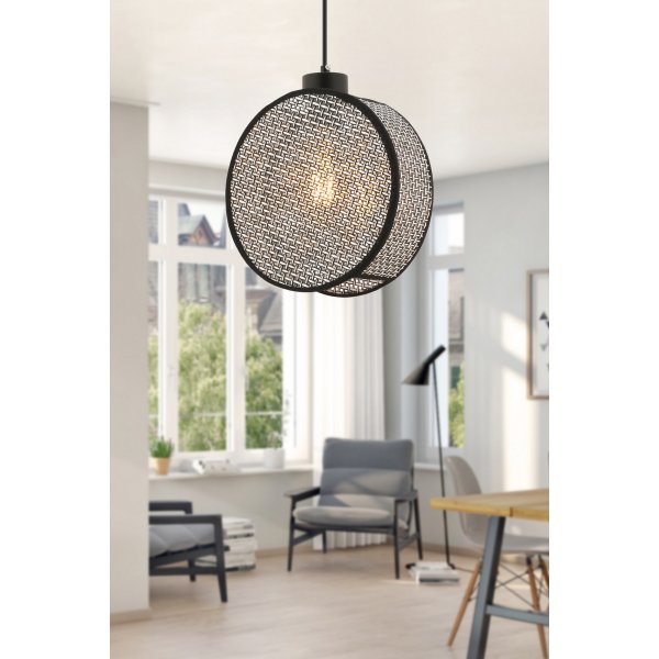 Tromme taklampe - Grå Tromme taklampe - Grå