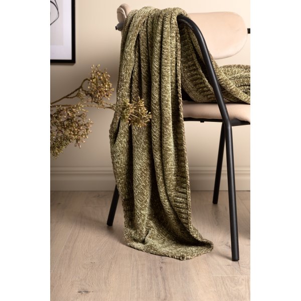 Nemy pledd, 130x170 cm - Grønn Nemy pledd, 130x170 cm - Grønn