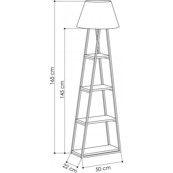 Pal gulvlampe - Antrasitt/svart