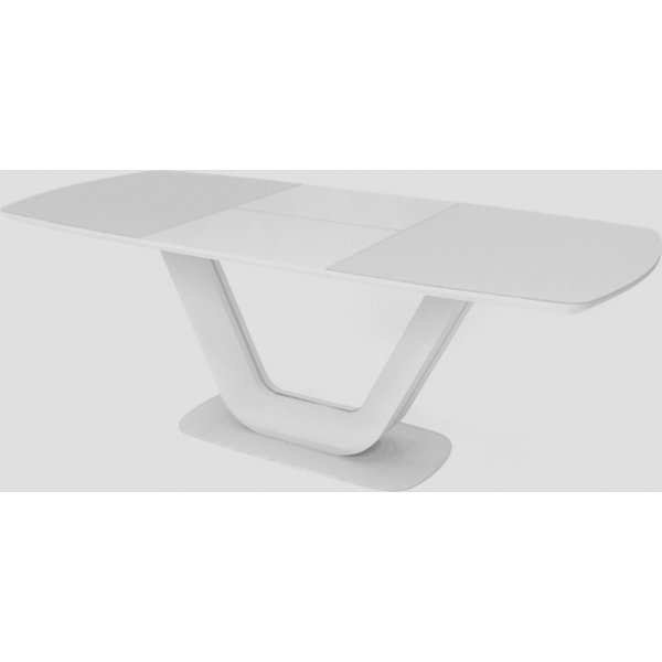 Bumbi spisebord 140-200 cm - Hvitt Bumbi spisebord 140-200 cm - Hvitt