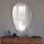 Porto speil, 76x50 cm - Svart