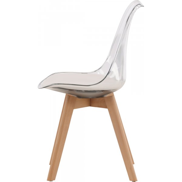 Edvin spisestol - Hvit/bjørk Edvin spisestol - Hvit/bjørk