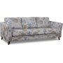 Happy 3-seters sofa i blomsterstoff - Eden Parrot Beige