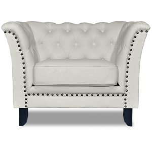 Chester Bridge lenestol - Hvit Pu Chester Bridge lenestol - Hvit Pu