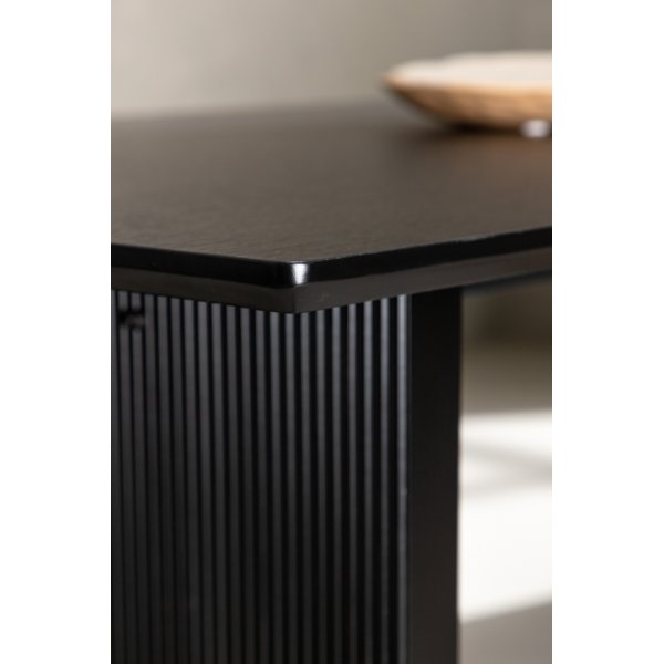 Vail spisebord 200 x 100 cm - Sort Vail spisebord 200 x 100 cm - Sort
