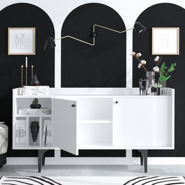 Magnetor skjenk - Hvit