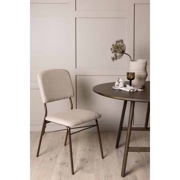Spisestol i silke - Beige Spisestol i silke - Beige