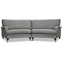 Howard 4-seter buet sofa 295 cm - Mellomgrå Howard 4-seter buet sofa 295 cm - Mellomgrå