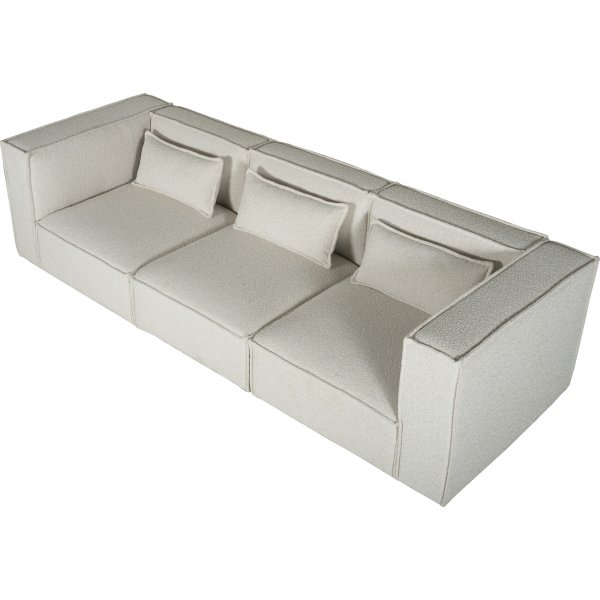 Nees modulsofa i bouclé - 3-seters Divan sofa i bouclé Nees modulsofa i bouclé - 3-seters Divan sofa i bouclé
