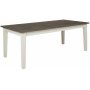 Marstrand spisebord butterfly 200-290 cm - Lysegr / Rykbeiset lakkert eikefinr