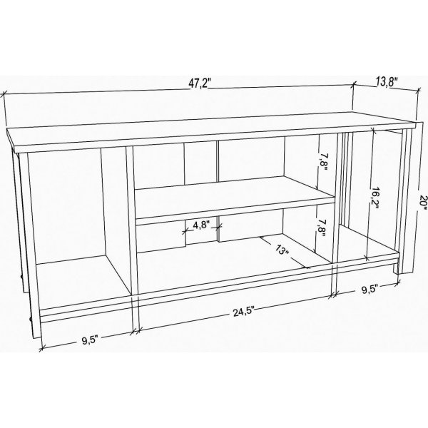 Rinaldo mediabenk - Gull/eik Rinaldo mediabenk - Gull/eik