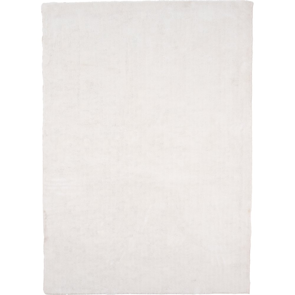 Lawson teppe 350 x 250 cm - Hvit viskose-look