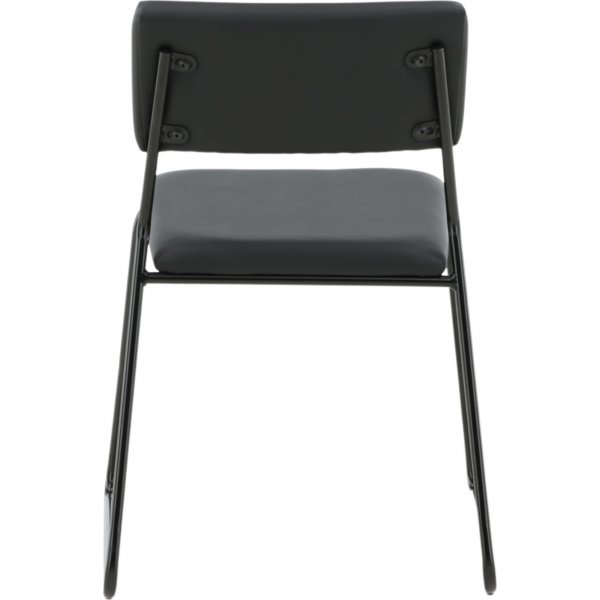 Frekvens stol - Svart PU