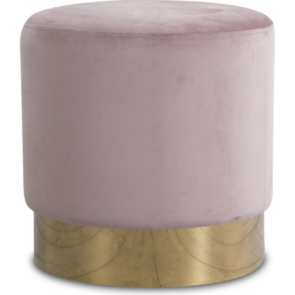 Sittepuff Isabelle 42 cm - Rosa/Messing