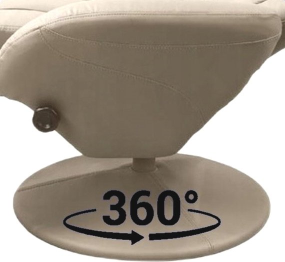 Berit recliner lenestol - Cappuccino + Flekkfjerner for mbler