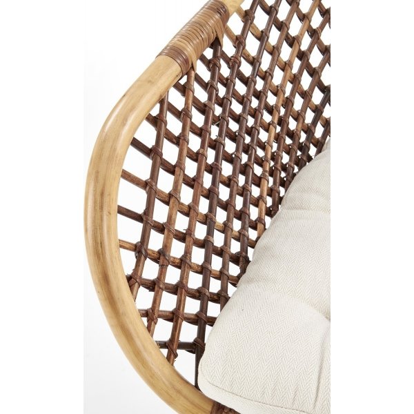 Brody utestol - Rotting/svart + Tekstilpleie for m�bler