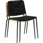 Stiletto spisestol - Svart