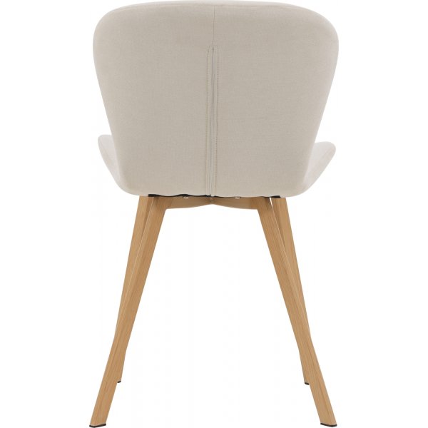 Lija spisestol - Beige/eik Lija spisestol - Beige/eik