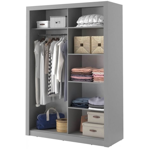 Mervyn garderobe 150 - Grå Mervyn garderobe 150 - Grå