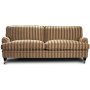 Howard Sir William 3-seter sofa (Dun) - Mobus Darkbeige Stripe