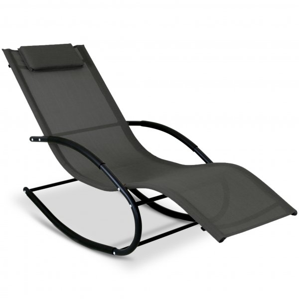 Solseng med gyngefunksjon - Svart