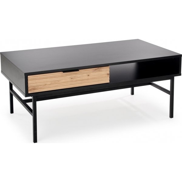 Laguna salongbord 110x 60 cm - Artisan eik/sort