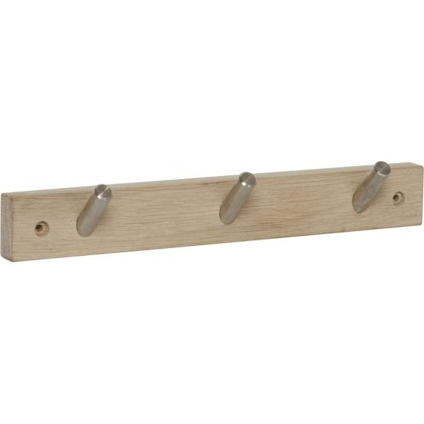 Varg kleshenger, 30 cm - Hvitkalket eik