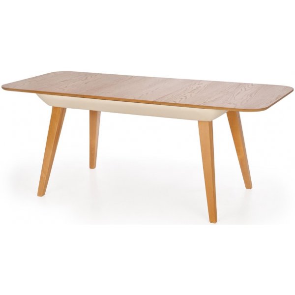 Wilbur spisebord uttrekkbart - Beige/honning eik