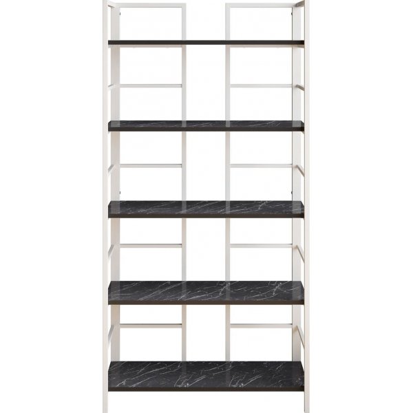 Tinleys bokhylle - Svart/hvit Tinleys bokhylle - Svart/hvit