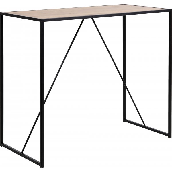 Seaford barbord 120x 60 cm - Eik/sort