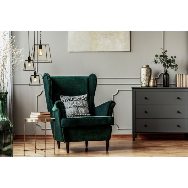 Taklampe Diplomat - Svart/klar