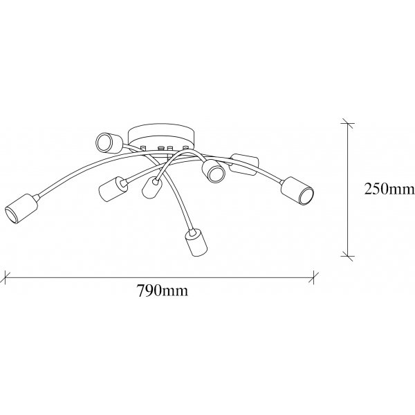 Banan taklampe 1151 - Sort/vintage Banan taklampe 1151 - Sort/vintage