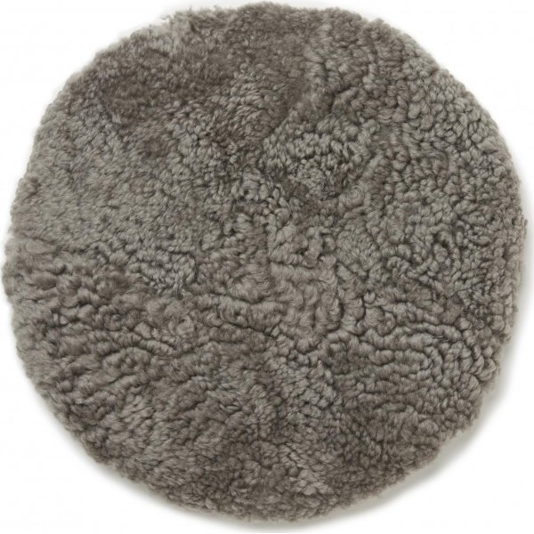 Krllete sittepute Naturgr - 34 cm