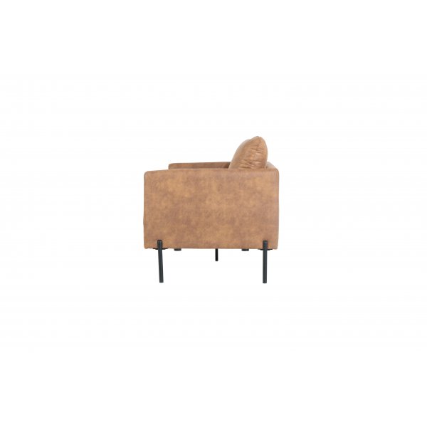 Kingsley 2,5-seter sofa - Cognac (økolær) + Flekkfjerner for møbler Kingsley 2,5-seter sofa - Cognac (økolær) + Flekkfjerner for møbler
