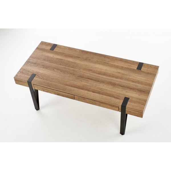 Nevil sofabord - Valnøtt/sort Nevil sofabord - Valnøtt/sort