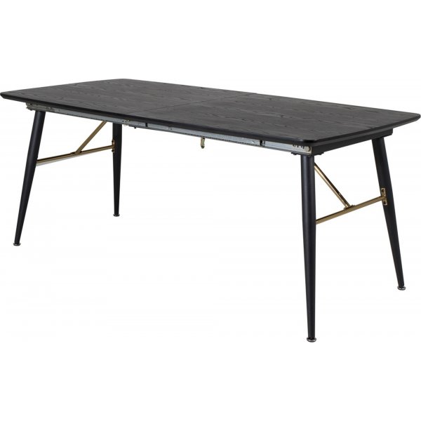 Ansmark spisebord, 180-220 cm - Svart