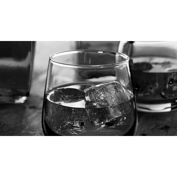 Sontell wiskeyglass i krystall - 6 stk