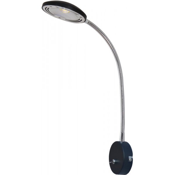 Vegglampe Hero - Svart / krom