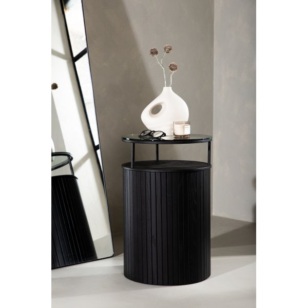 Bovall sidebord Ø37 cm - Sort Bovall sidebord Ø37 cm - Sort