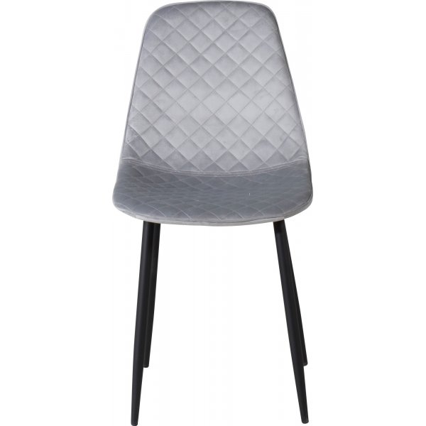 Bridge Diamond spisestol - Grå fløyel Bridge Diamond spisestol - Grå fløyel